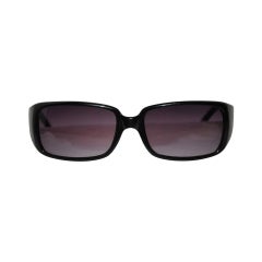 Halston Black Lucite Frame Sunglasses