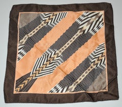 Vintage Multi-Color Silk Men's Handkerchief