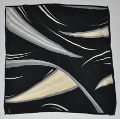 Multi-Color Hand-rolled Edge Silk Handkerchief