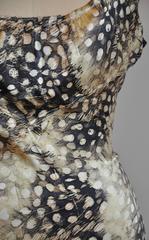 Roberto Cavalli - Top en soie moulant à imprimés multiples