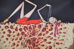 Moschino "Comical Female Relaxing" Shoulder Bag