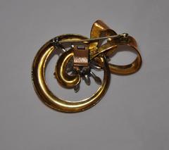 Vintage 1/20 12K "B.B." Floral with Leaf Optional Brooch & Pendant