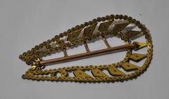 Victorian Filigree Finish Belt Buckle