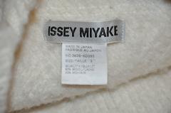 Issey Miyake Beige Woven "Loop Weave" Knit Jacket