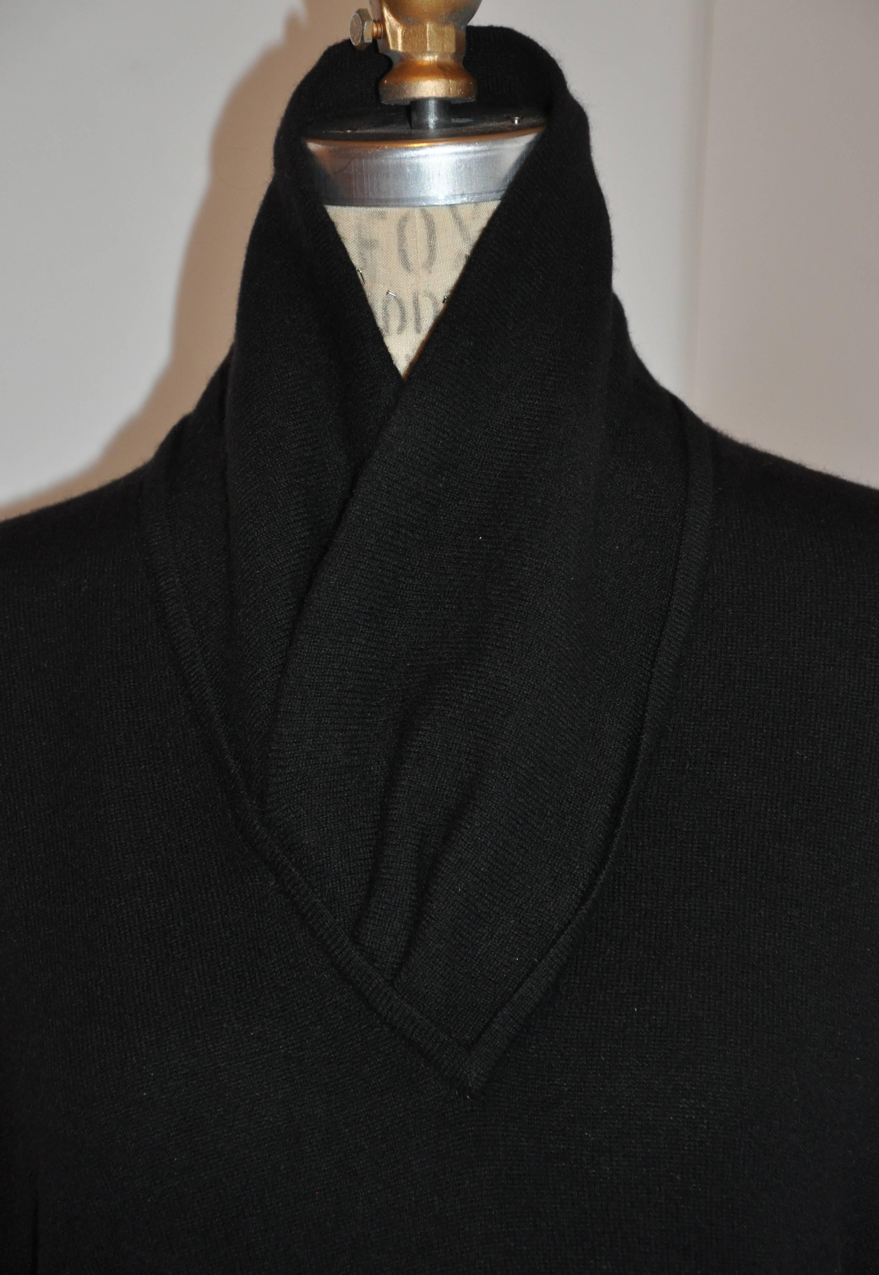 cashmere cowl neck sweater