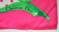 Christian Dior Bold & Bright "Wrapped Present" Silk Scarf