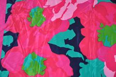 Liz Claiborne Bold Mehrfarbiger geblümter Seidenschal