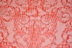 Gianni Versace "Shades of Coral" Signature Silk Scarf