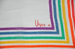 Vera Multi-Color Cotton "Rainbow" Scarf