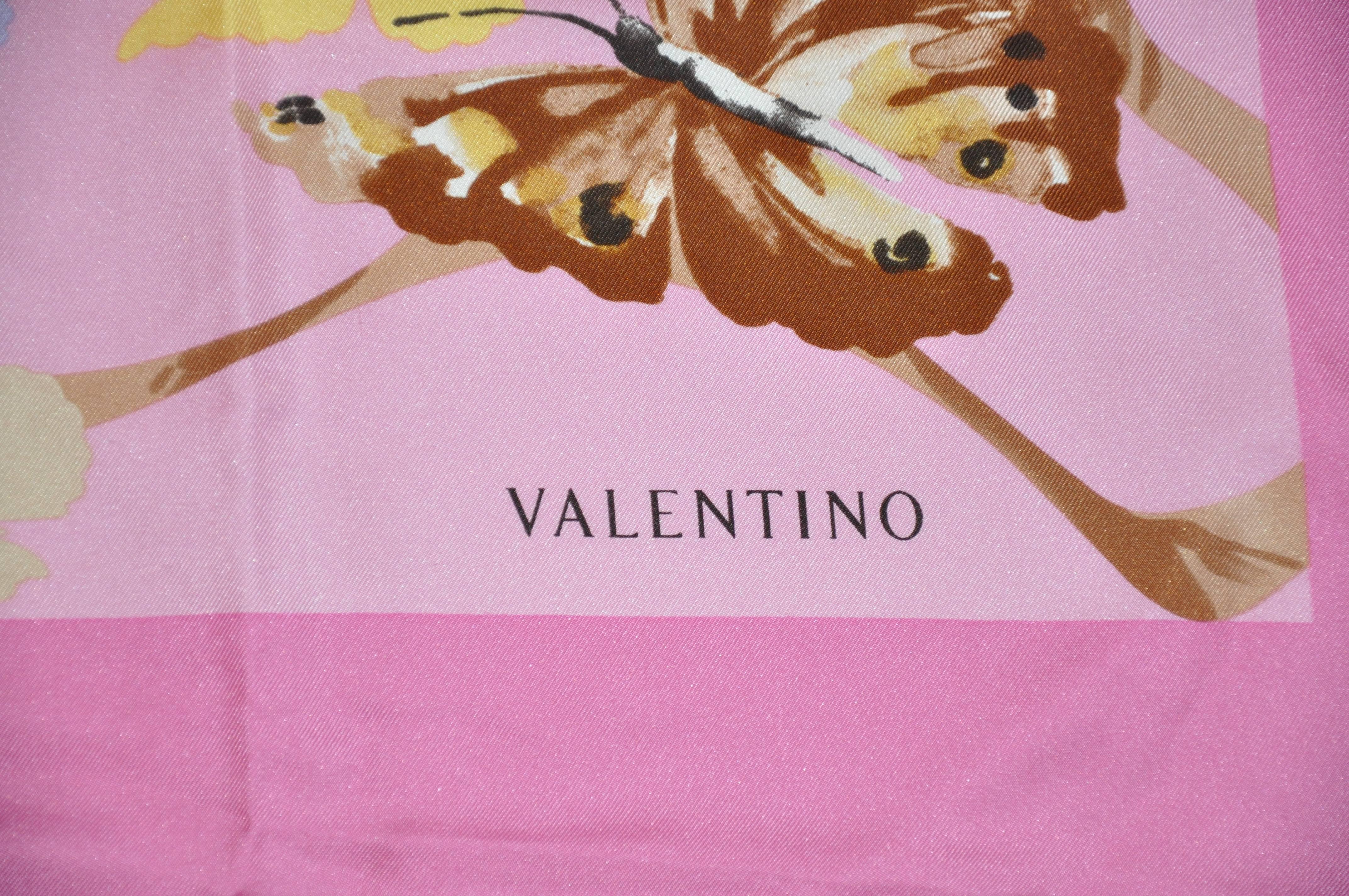 valentino silk scarf