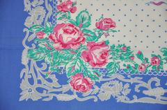 Laura Ashley Multi-Color Cotton Floral Scarf
