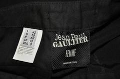 Jean Paul Gaultier Black Matador with Pour Glass Buttons Tapered Trouser