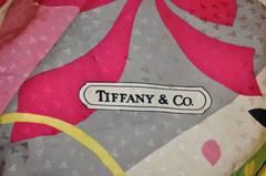 Tiffany & Co Bold Multi Abstract Silk Crepe di Chine Scarf