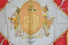 Sciarpa di seta firmata Mark Cross