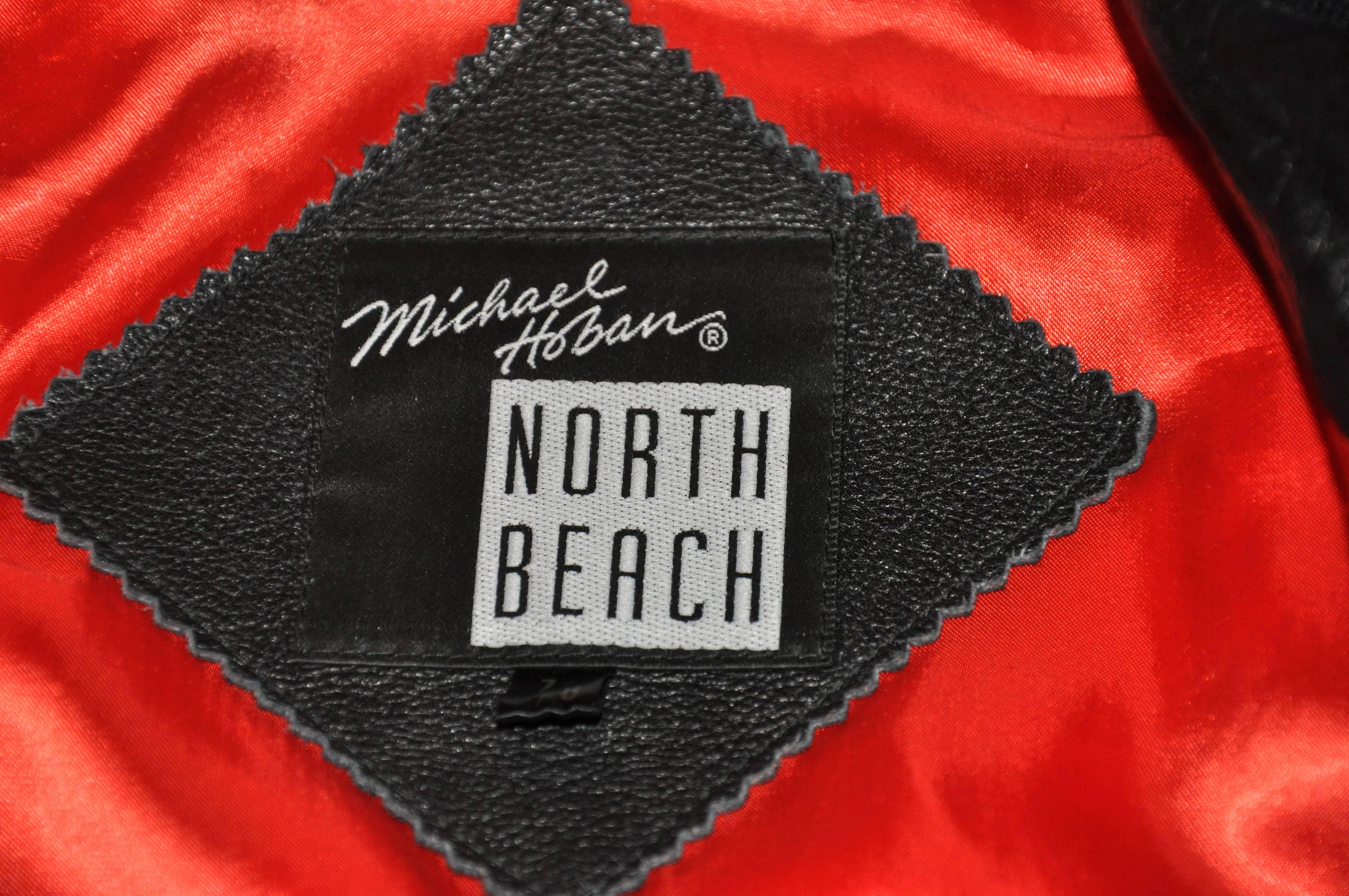 Black Michael Hoban/North Beach Leather Butter Soft Zipper 