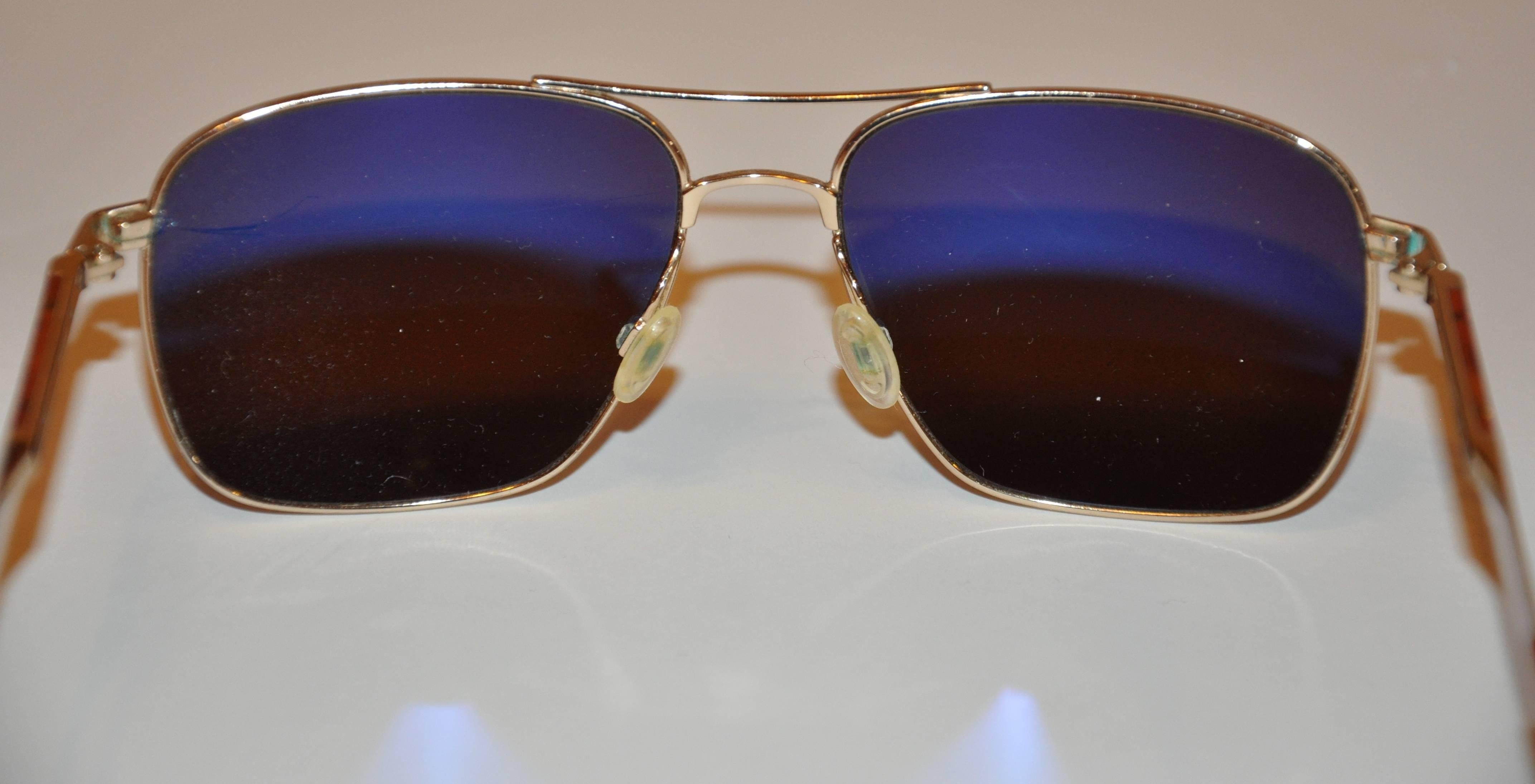 Black Oliver People Gilded Gold Hardware with Tortoise Shell Sunglasses