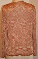 Missoni Multi-Striped 6 Button Jersey Cardigan