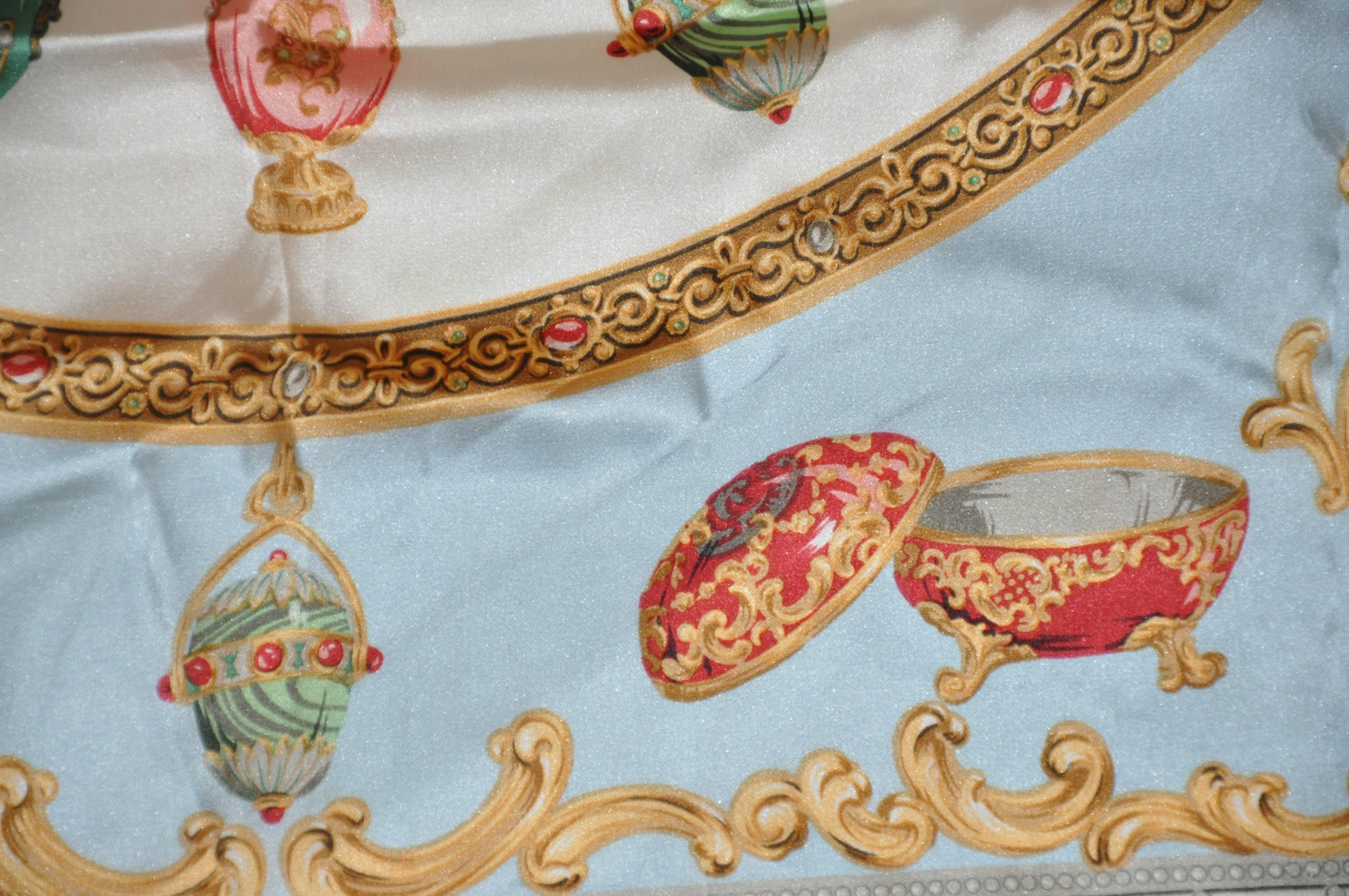 faberge silk scarf