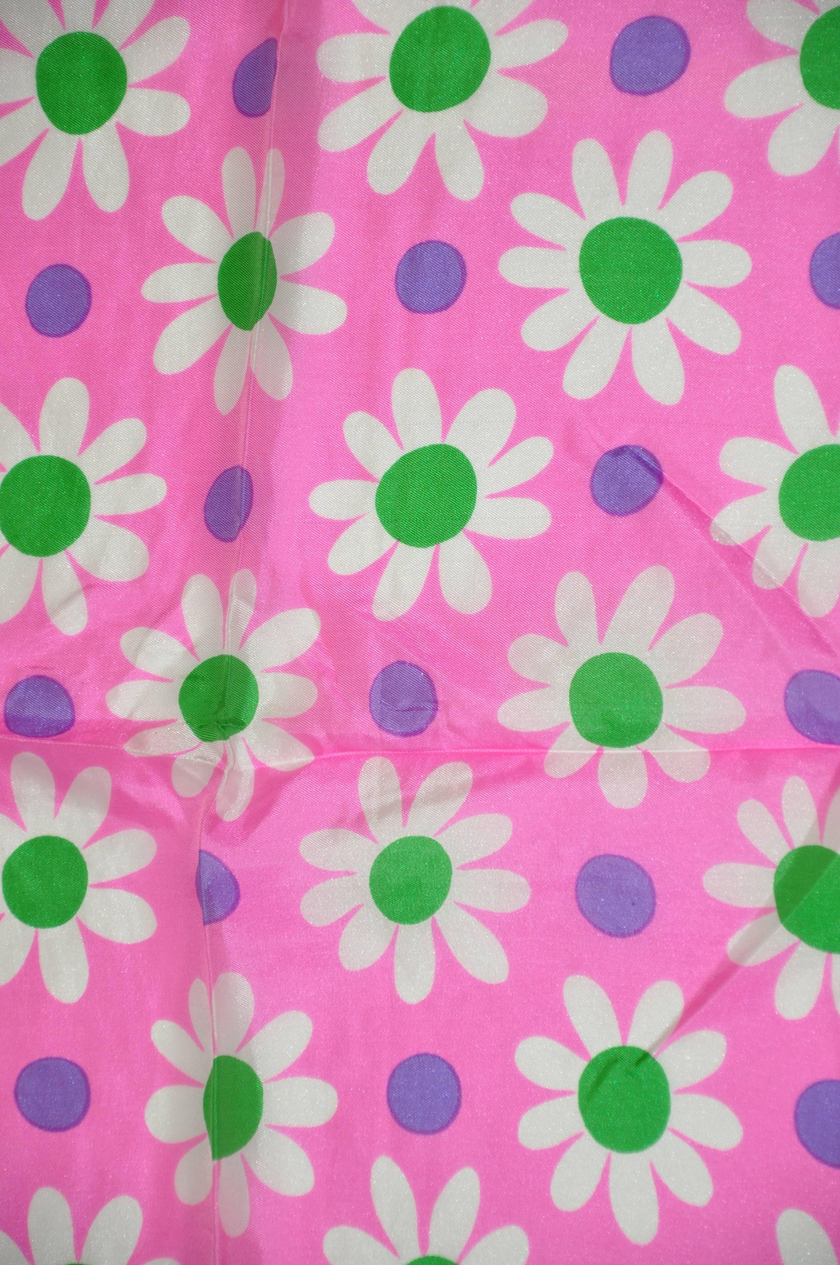 La sciarpa fucsia neon 