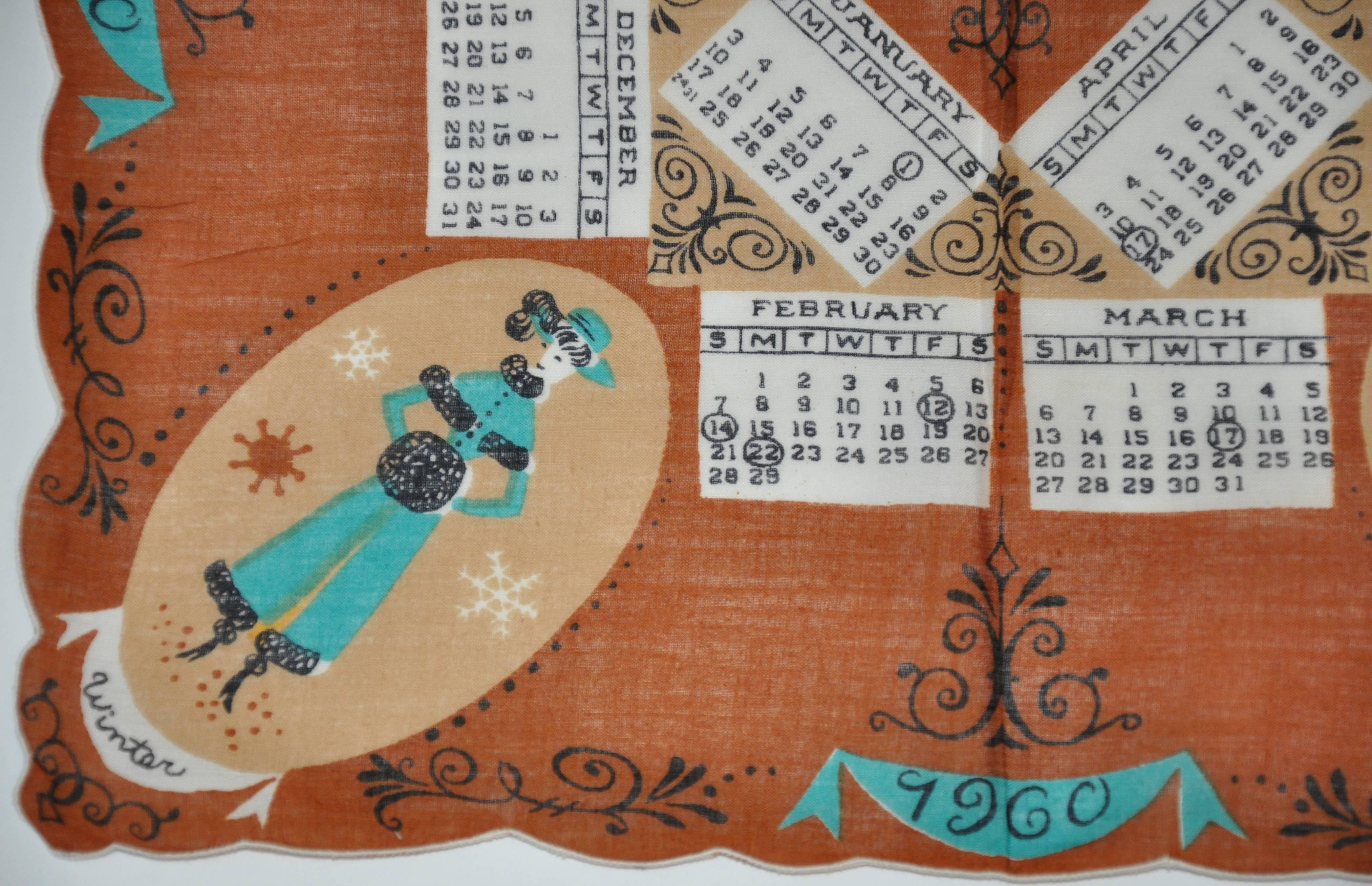 1960 calendar