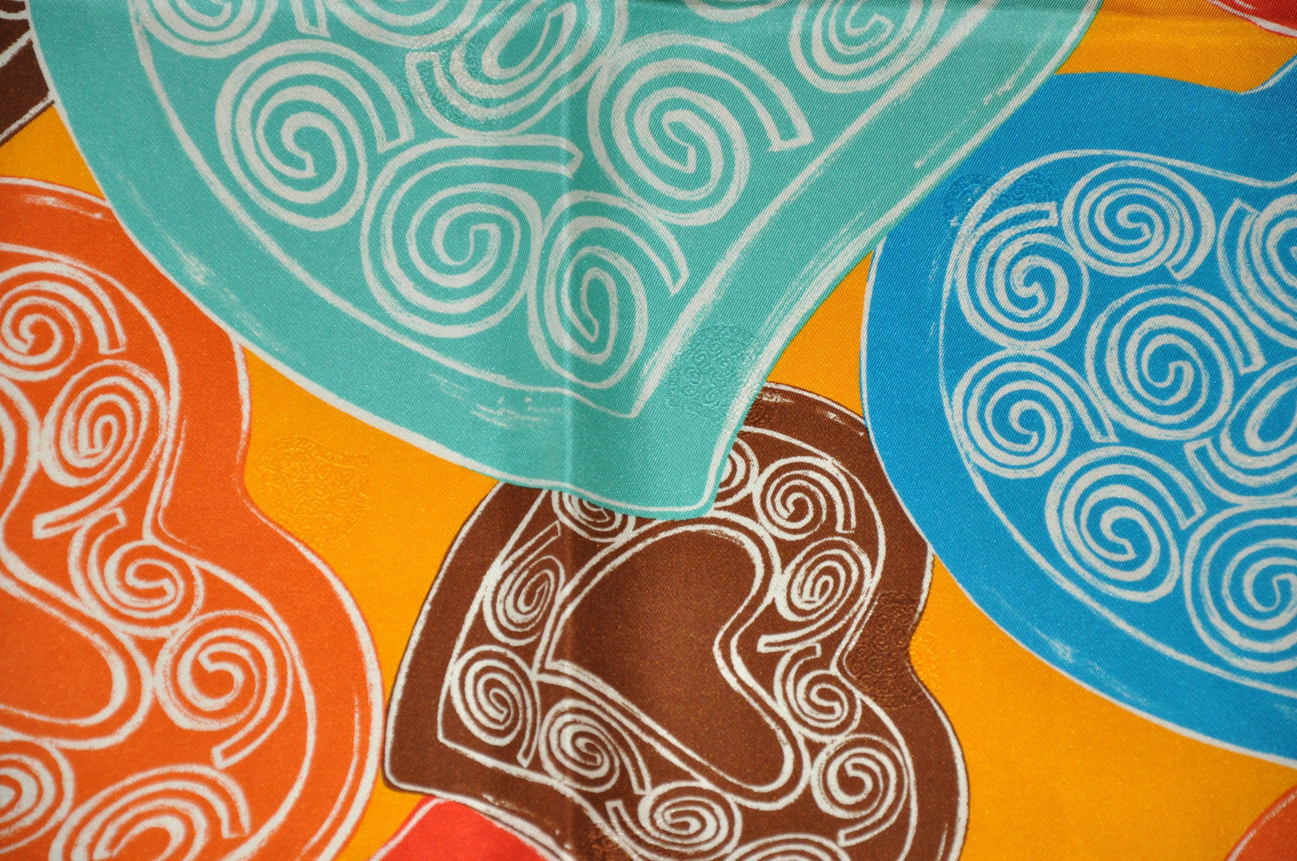 Sciarpa in seta jacquard 