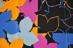Mari France Multi-Color "Leafs" Silk Scarf