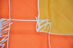 Vera Bold Tangerine, Orange & Red Scarf