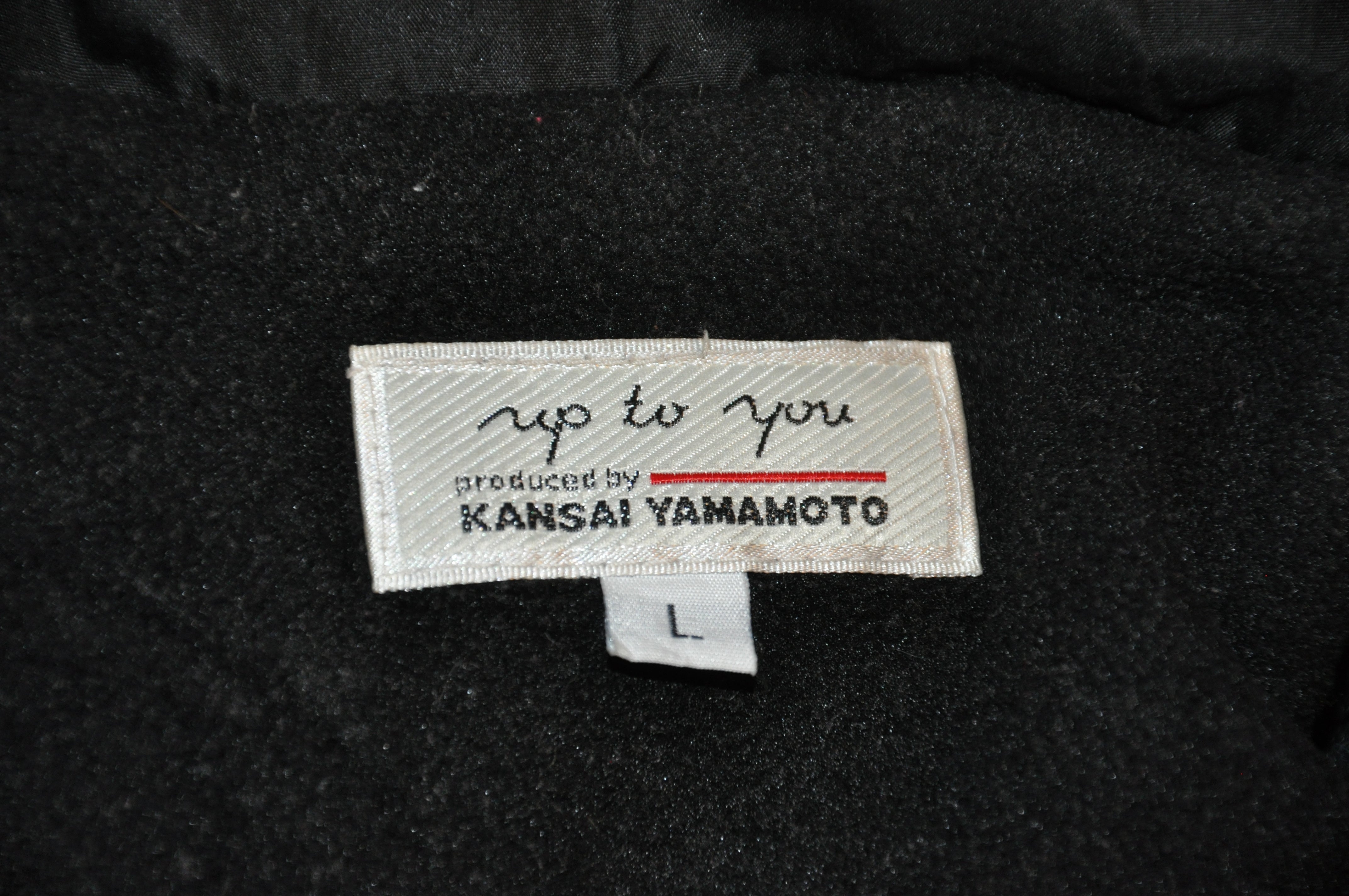 Kansai Yamamoto Men S Black Nylon Zipper Up To You Embroidered Jacket At 1stdibs