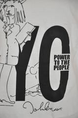 John Lennon "Limited Edition" "Power To The People" White Cotton Tee