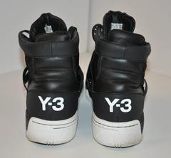 Yohji Yamamoto Zapatillas altas con cordones negras