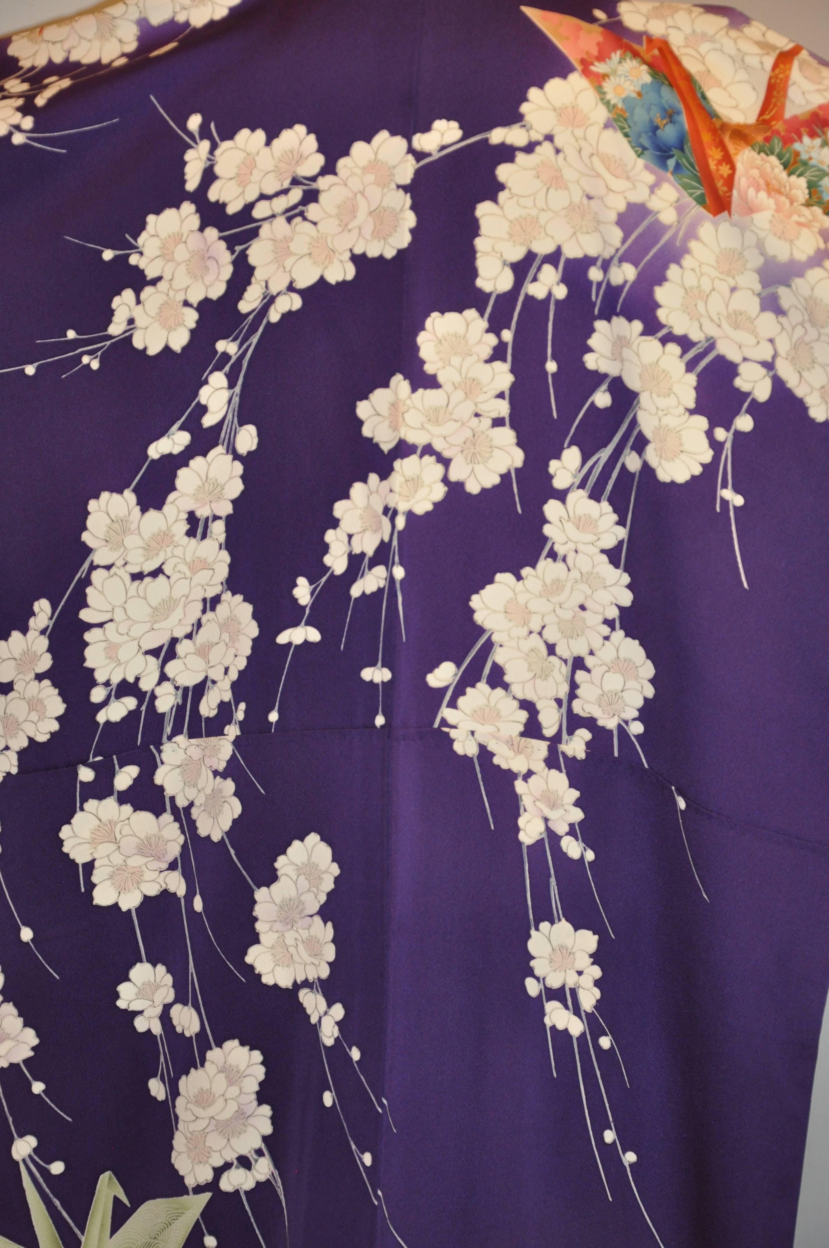violet kimono