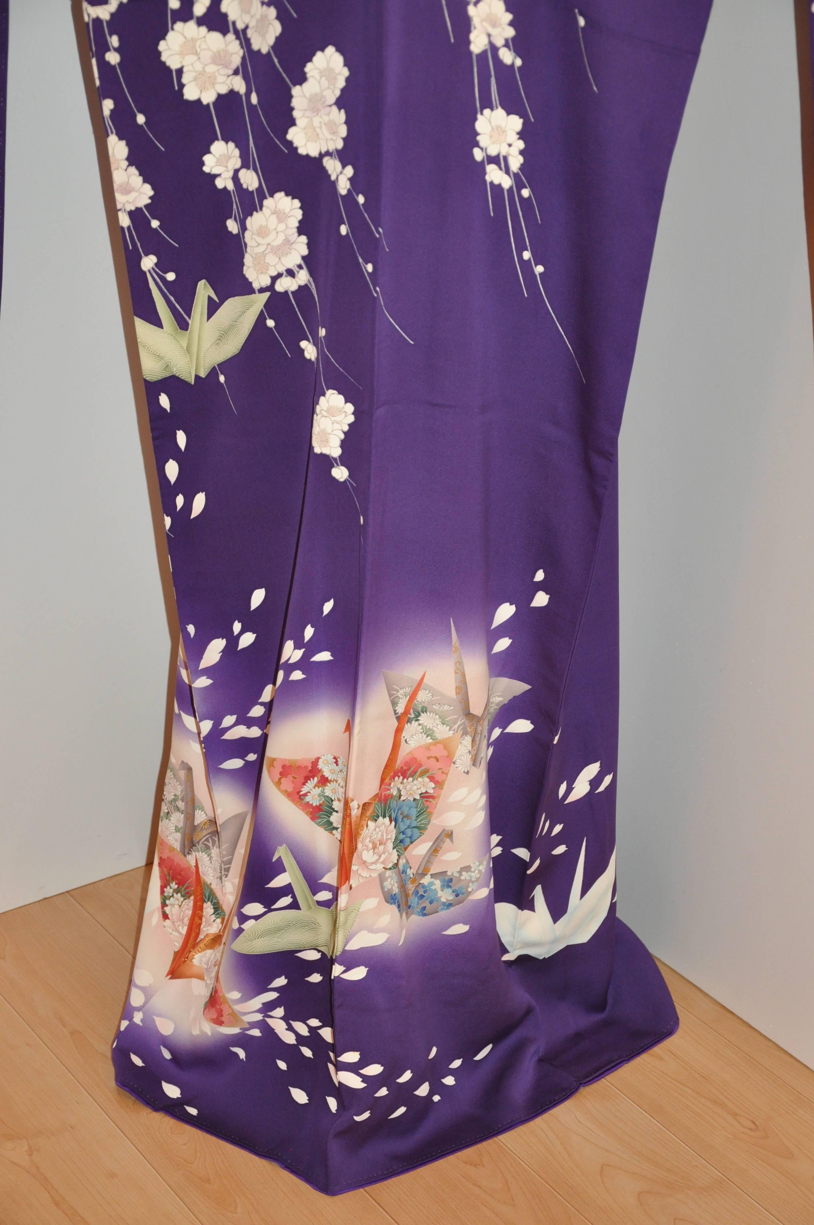 kimono violet