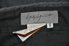 Yohji Yamamoto Steel Gray & Multi-Pocket Apron Trouser