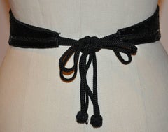 Christian Dior "Centures" Hand-Beaded "Rose" Evening Tie Belt