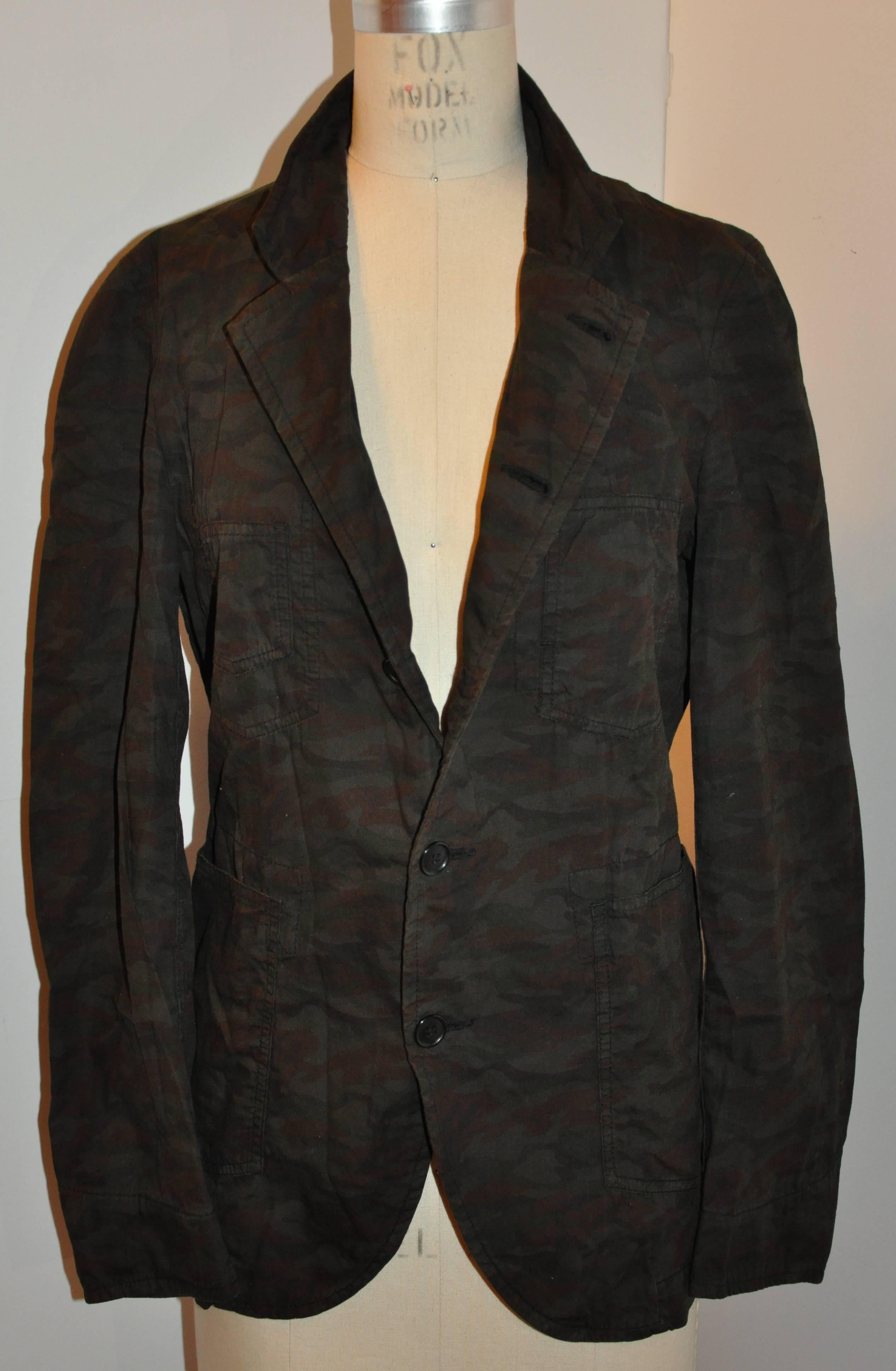 Comme des Garcons Camouflage Multi-Patch Pocket Button Jacket   In Good Condition For Sale In New York, NY