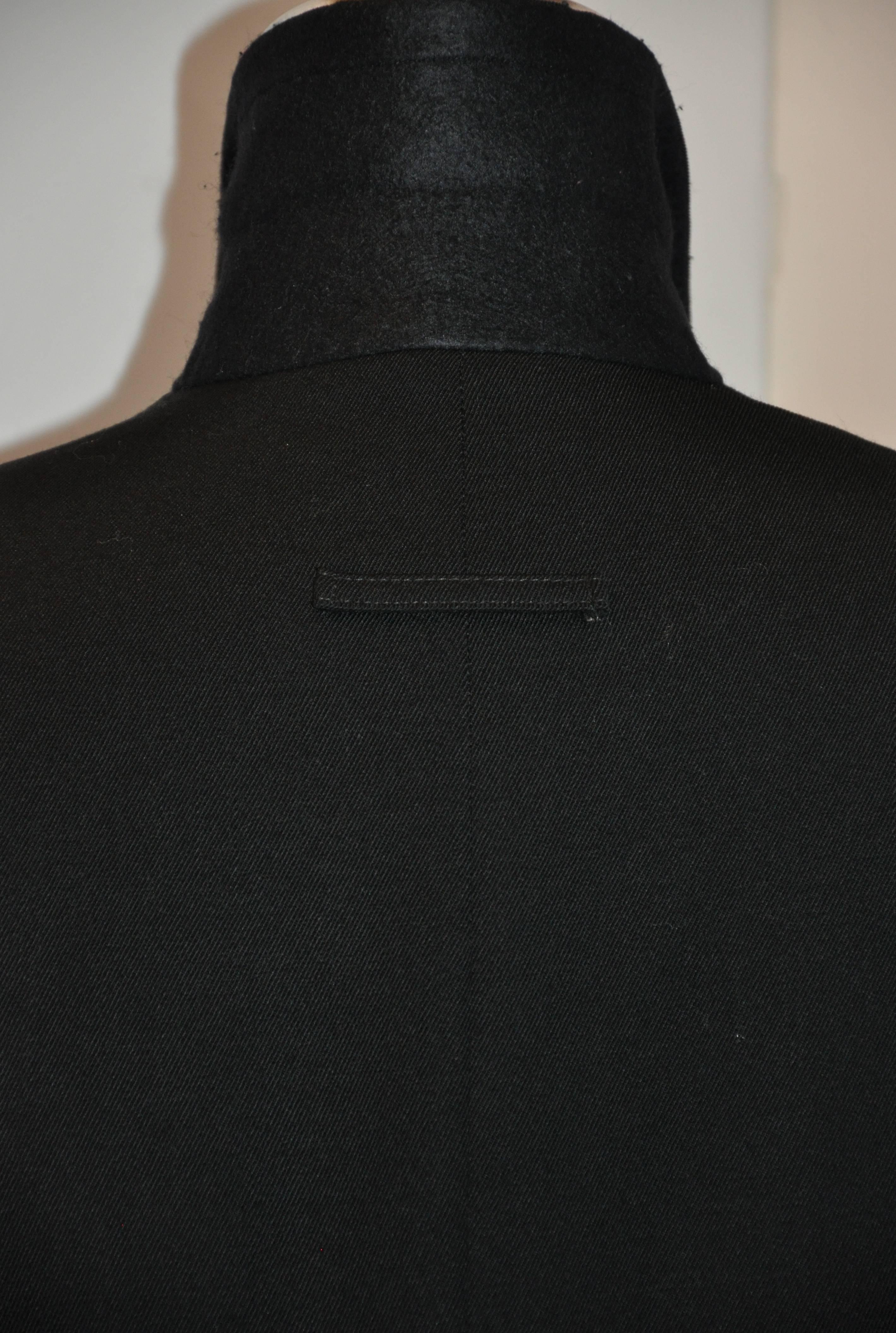 Jean Paul Gaultier Chaqueta negra con botones estilo 