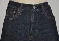 Syoaiya Signature Raw Denim 5-Pocket Button-Fly Slim-Fit Jeans