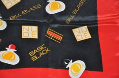 Bill Blass "Assortment of Perfumes" Silk Scarf