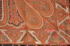 Ellen Tracy - Grande écharpe « Shades of Autumn » en laine multi-paillettes avec ceinture et franges