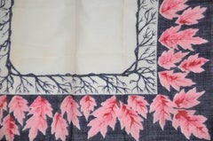 "Signs of Autumn Leaves" Swiss Cotton Handkerchief