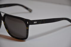 Christian Dior Homme Textured Tortoise Shell With Silver Hardware Sunglasses