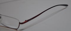 Chanel Titanium Iridescent Cranberry Weightless Half-Frame Reading Glasses