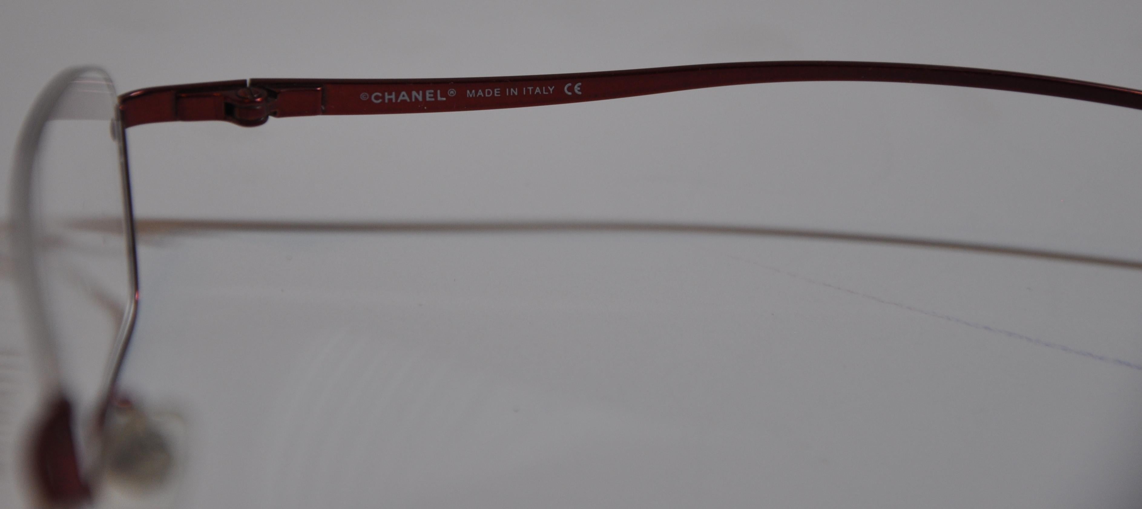 chanel reading glasses