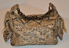 Bottega Veneta Rare "Limited Edition" Signature Woven Pylon-Skin Handbag
