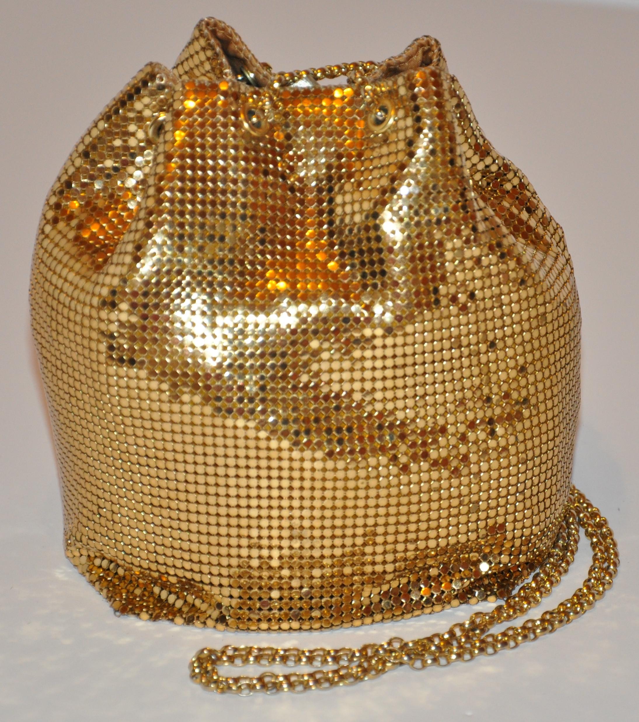 gold mesh bag