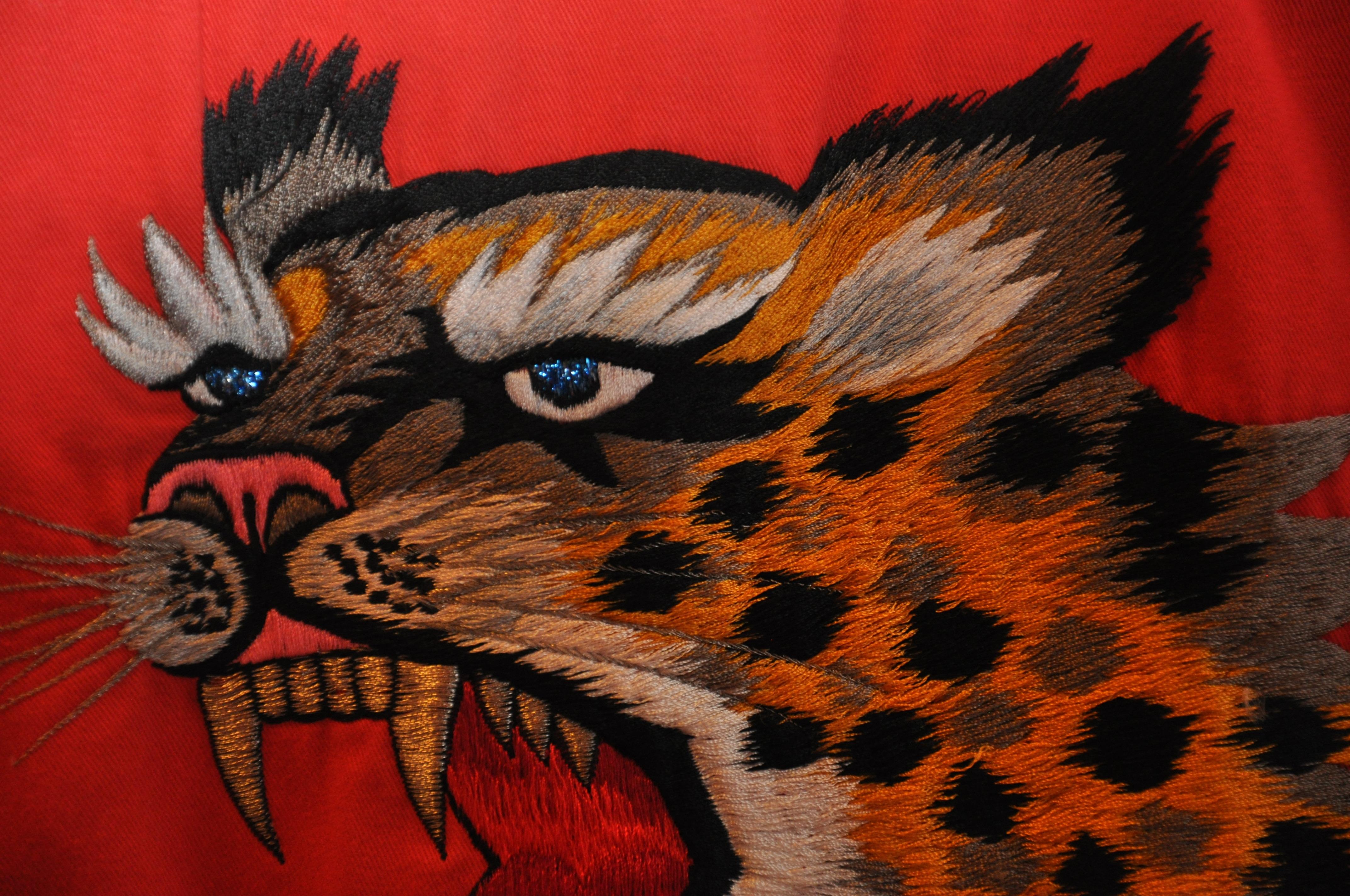 embroidered tiger jacket