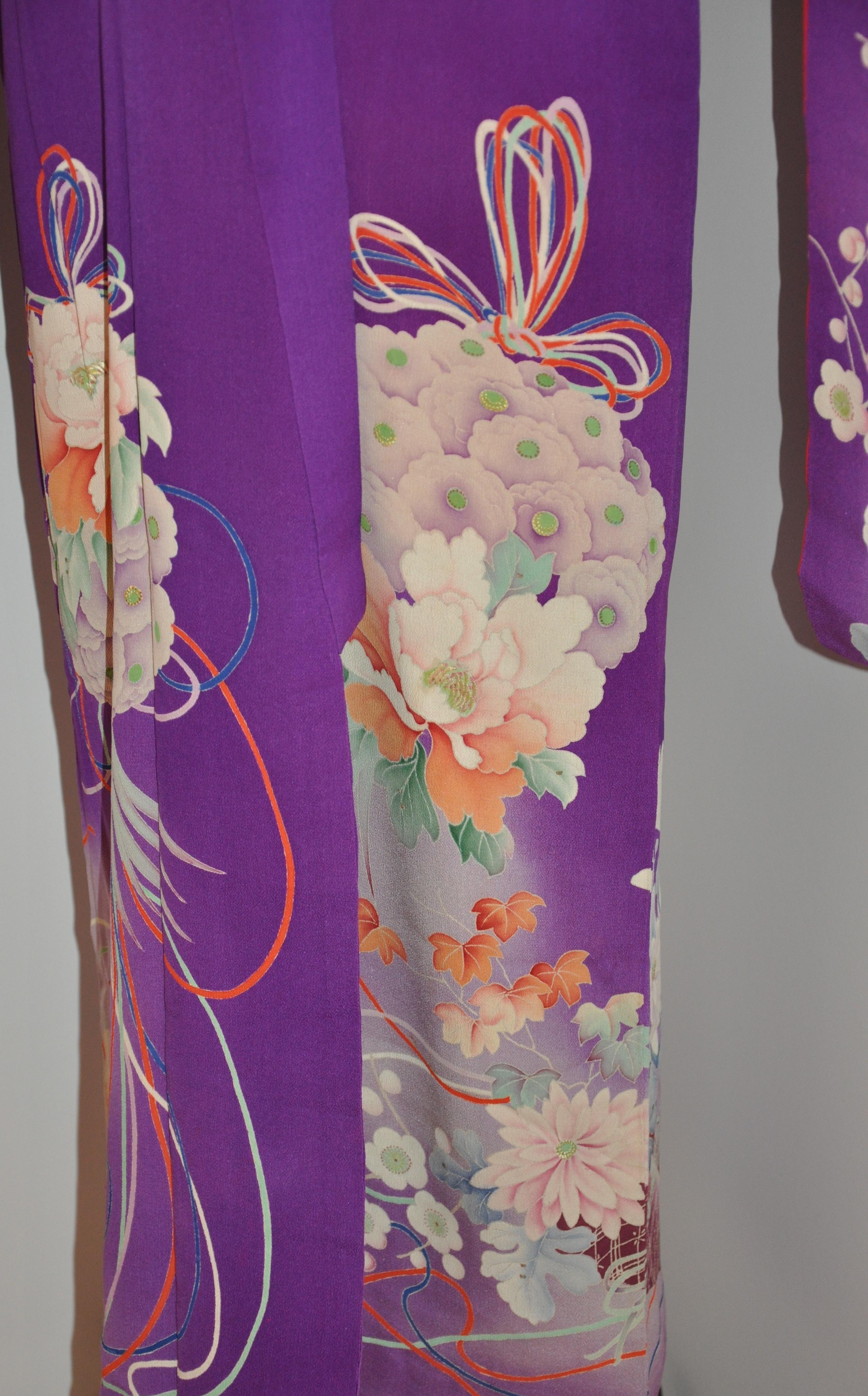 Japanischer Seidenkimono 