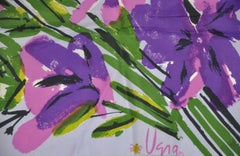 Pañuelo Vera Bold Wonderfully Shades of Violets & Lavender "Wild Florals
