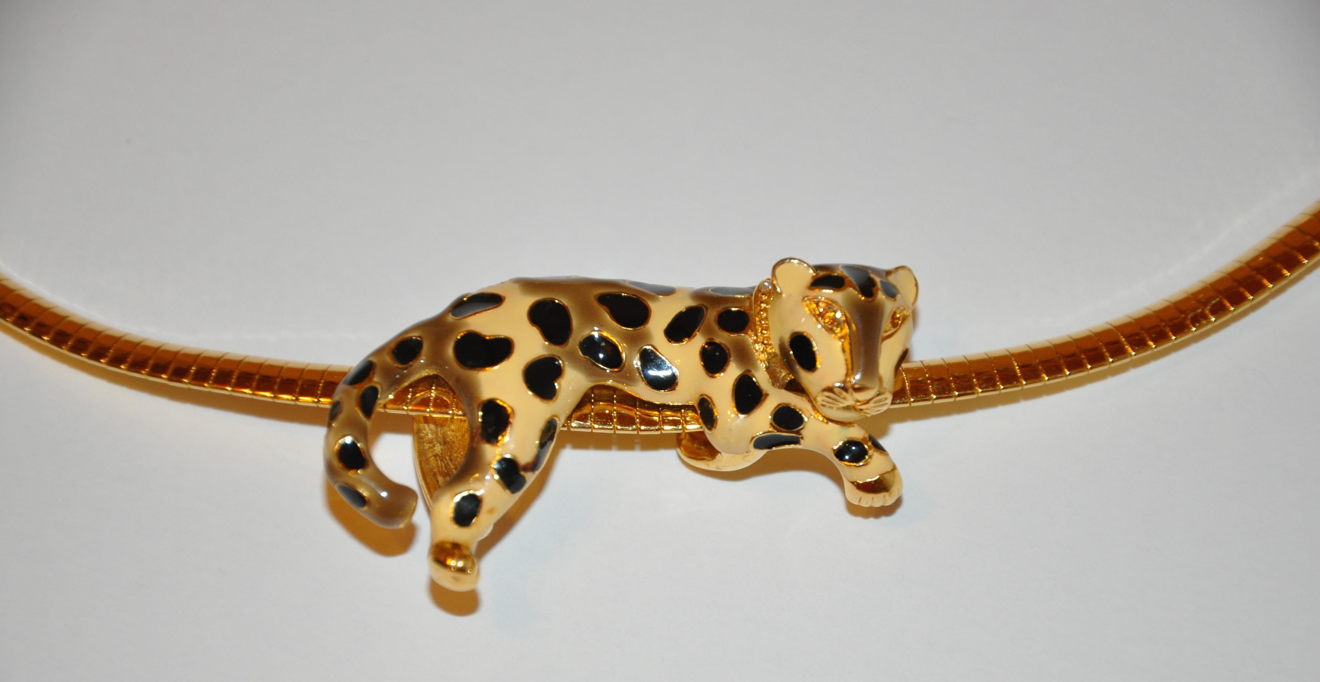 leopard necklace