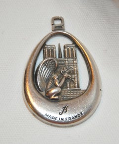 Silver Hardware "Paris Garagouilles de Notre-Dame" Pendant